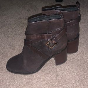 Tory Burch Hastings Brown Leather Bootie Size 10